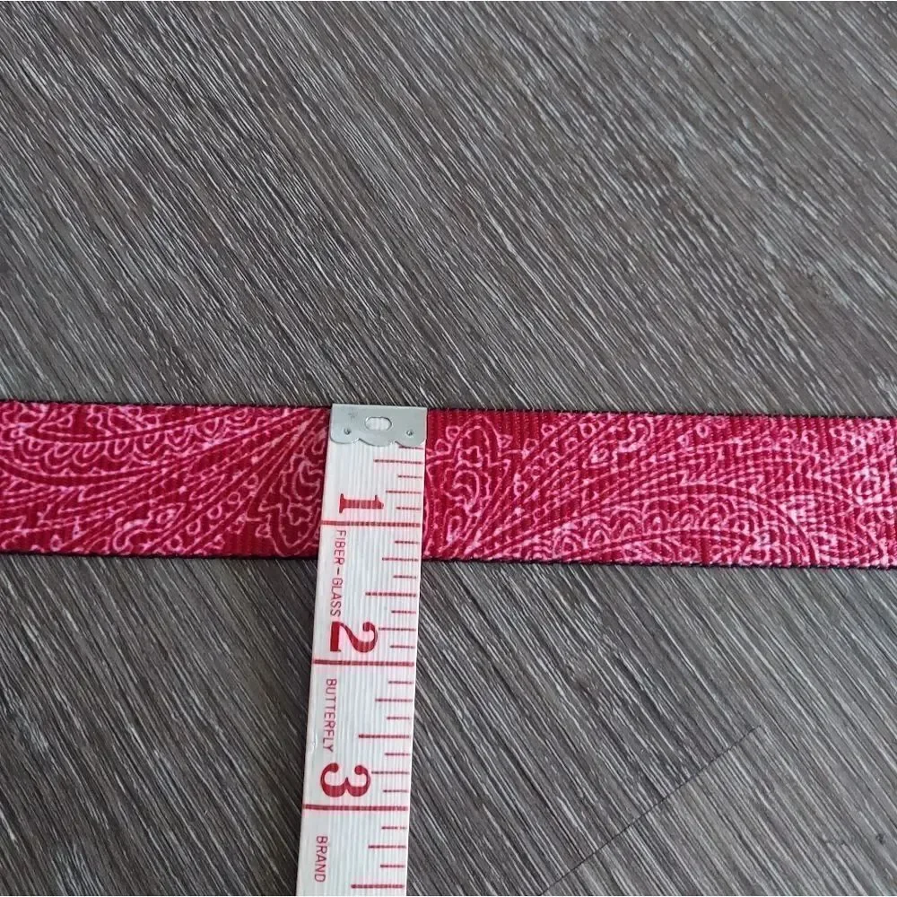 Thomas Bates Women's Backpacker Patterned Canvas Web Belt